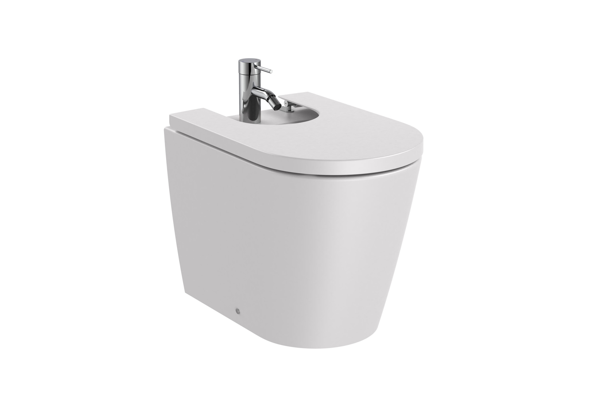 AZ57521630 ROUND - Биде настенное с мягкой крышкой ROCA Inspira 