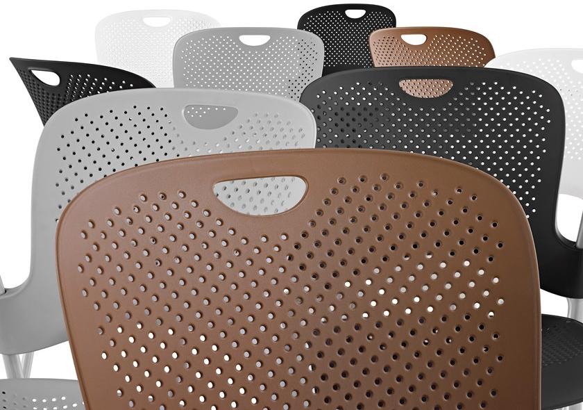 Herman Miller Штабелируемый стул nylon® с подлокотниками Caper sun-id-1376593 - Вид №6