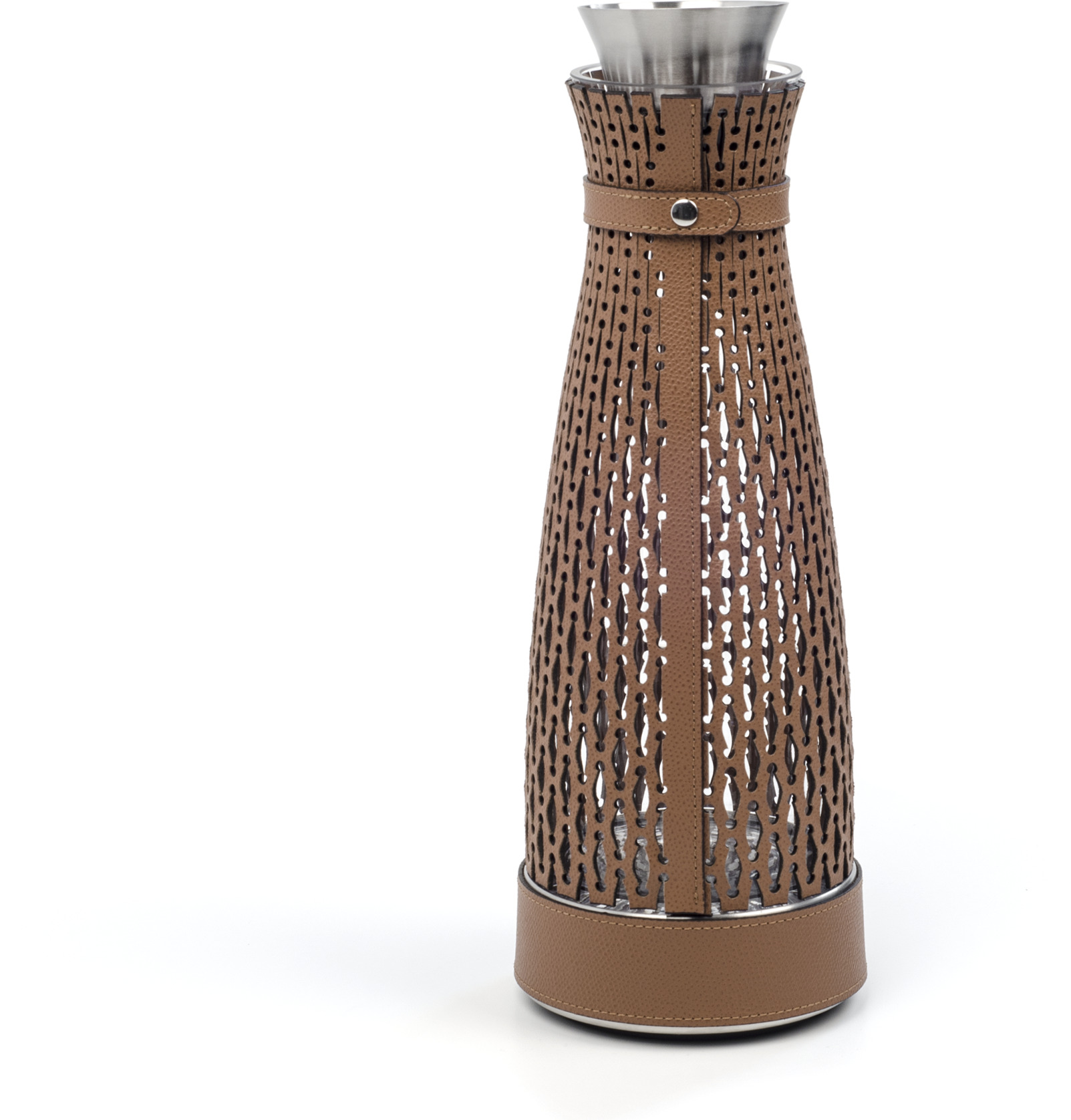 Графин Karen с термокрышкой - 1л - 11,5XВ 33 см / зернистая кожа_лимон