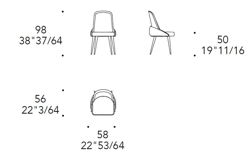 Тканевый стул REFLEX ATLANTIC ARCH-00004301 - Вид №2