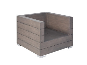 72.00.0582 Кресло Long Island, серый камень Mbm