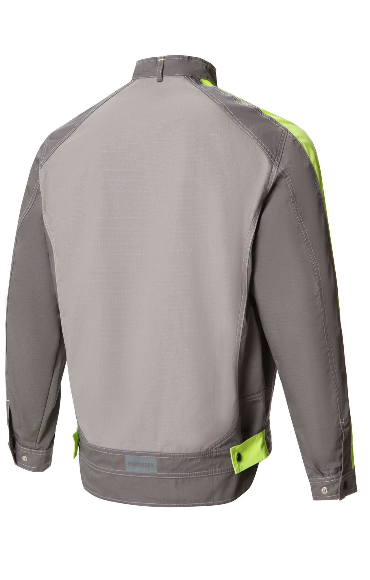 68816 Костюм "Прогресс" темно-серый светло-серый с лимонным  Летняя спецодежда  размер 48-50/182-188  - Вид №2