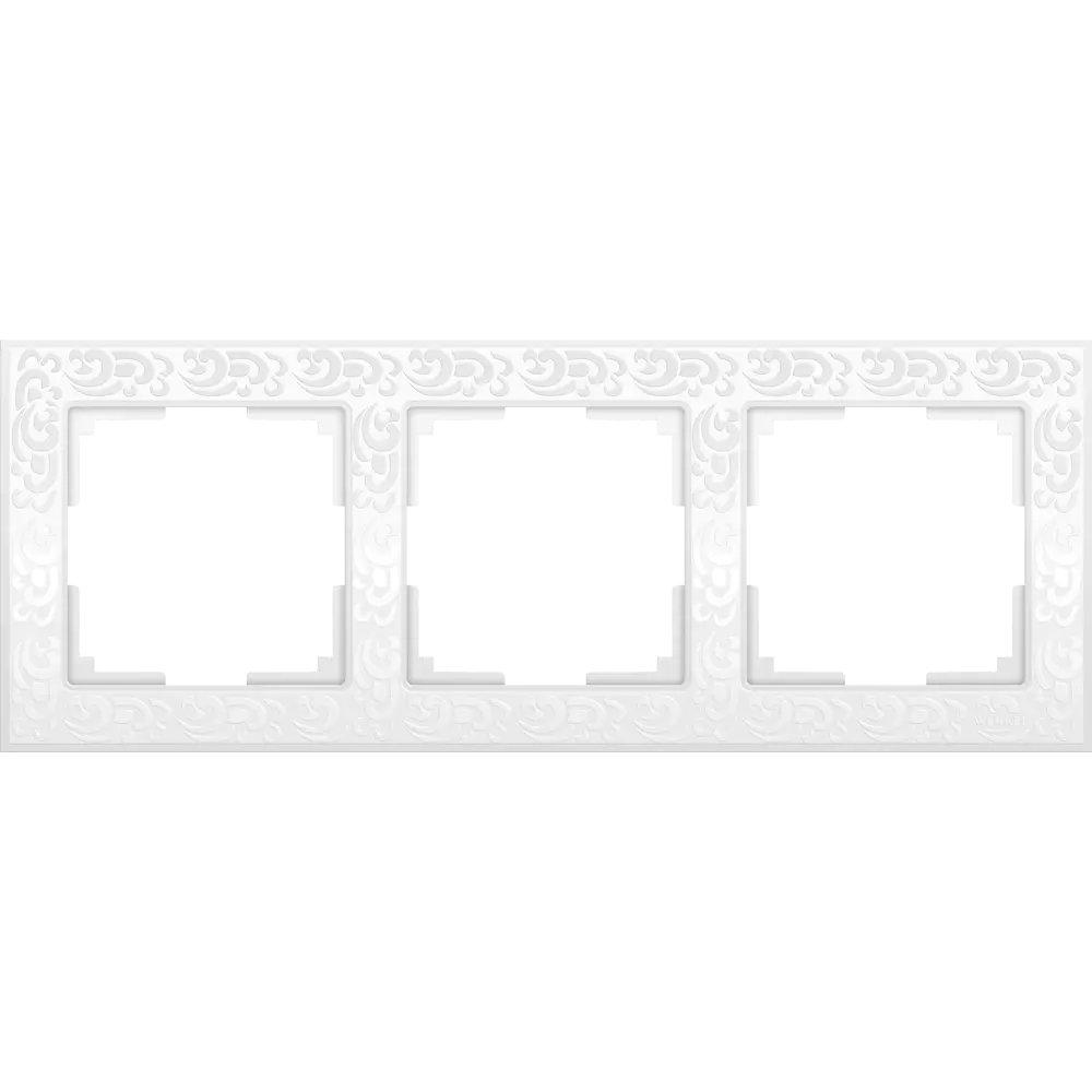 Рамка для розеток и выключателей Werkel Flock 3 поста, цвет белый STLM-2193582 - Вид №1