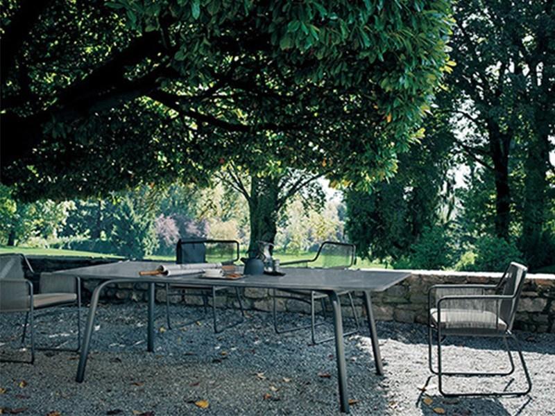 RODA Садовый стул на санках из нержавеющей стали с подлокотниками Harp sun-id-1449716 - Вид №9