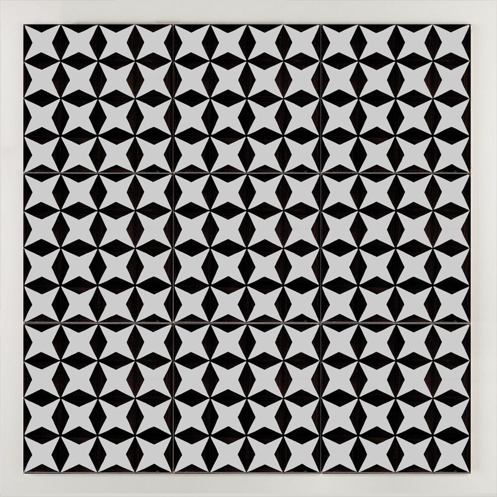 Пол / покрытие ручной работы La Riggiola черный и белый ARCH-00137101 - Вид №1