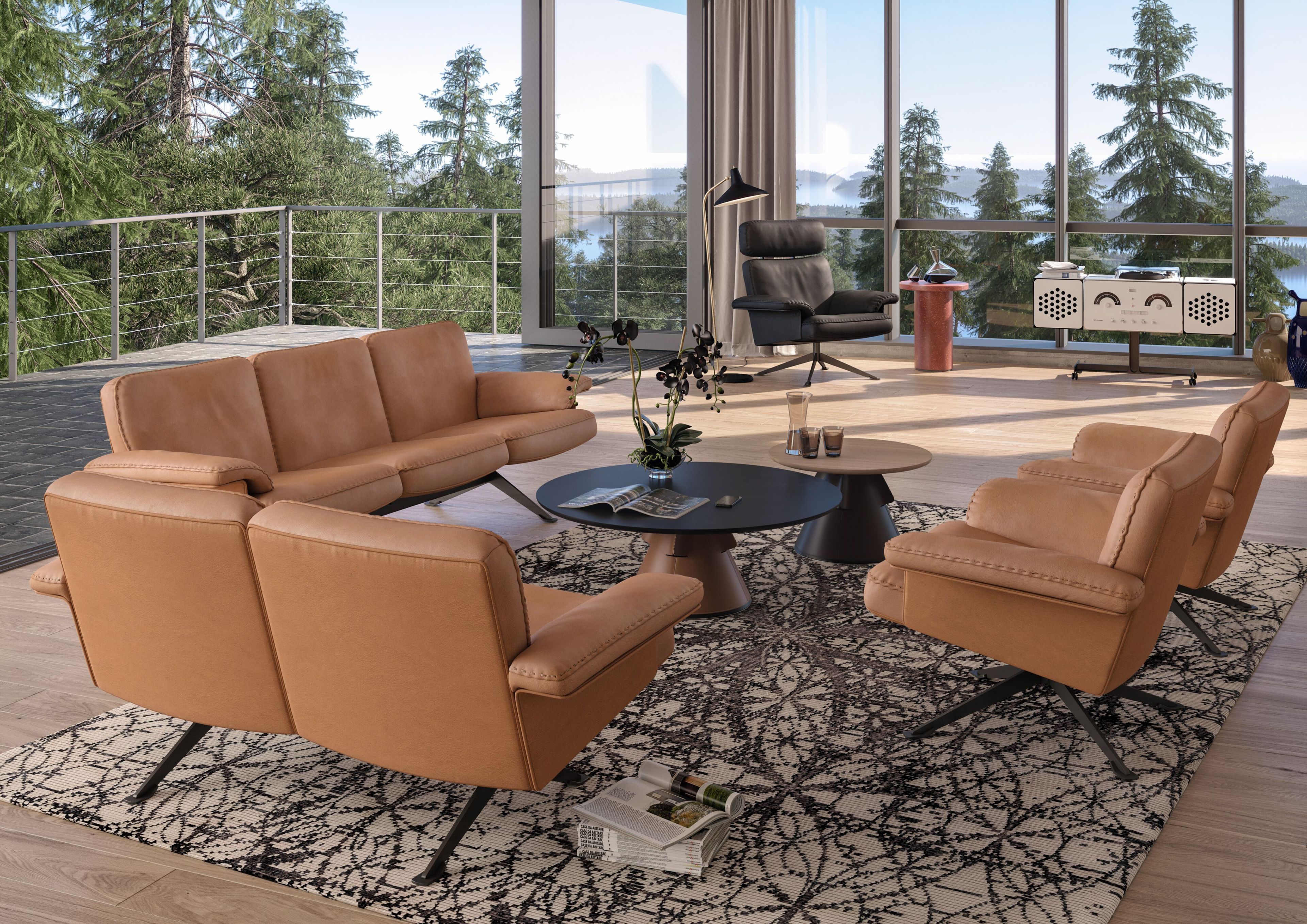 Кожаное кресло с подголовником de Sede DS-31 ARCH-00059035 - Вид №4