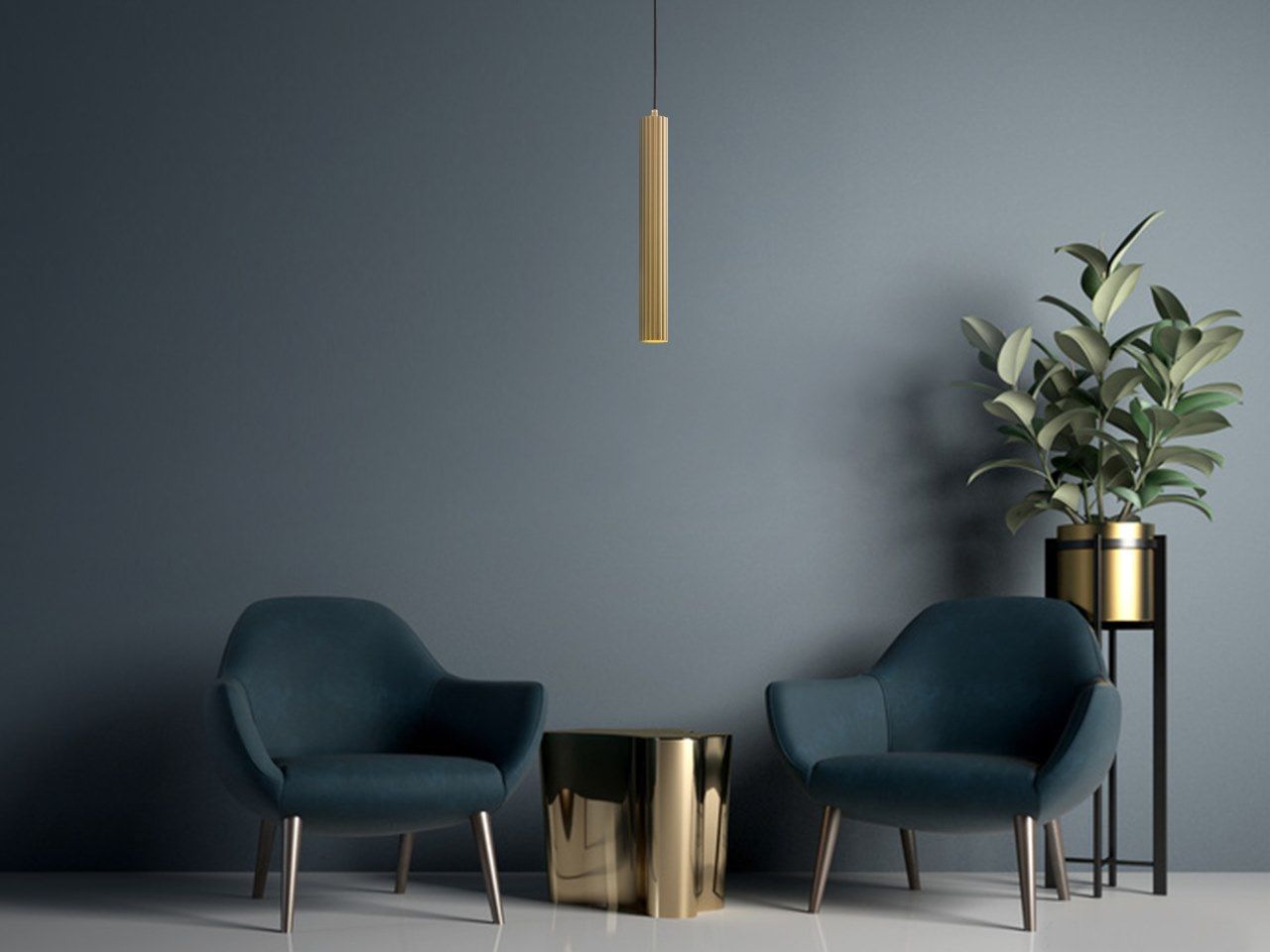 Латунный светодиодный подвесной светильник LUCE TU Lustrin ARCH-00070032 - Вид №2