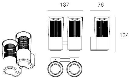 Milan Iluminacion Аппликация светодиода в pmma Kupp 6308 - Вид №1