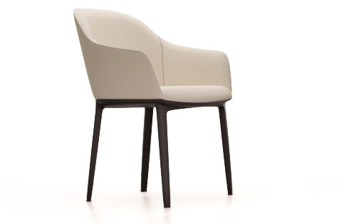 VITRA Кресло Softshell, основание на четырех ножках Ronan & Erwan Bouroullec, 2008 Vitraglobal sun-id-1986511