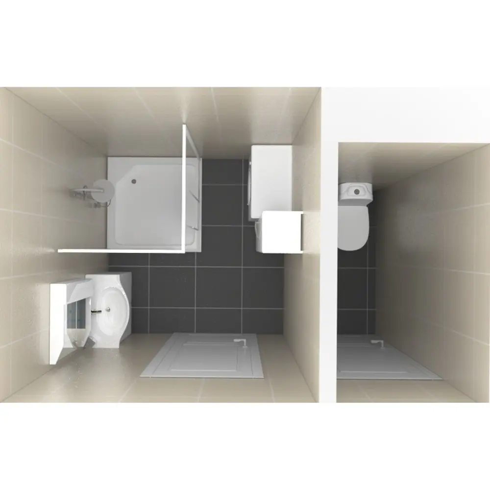 Душевая ширма Sensea Alur квадратная для поддона 90х90 см Без серии STLM-2169480 - Вид №1