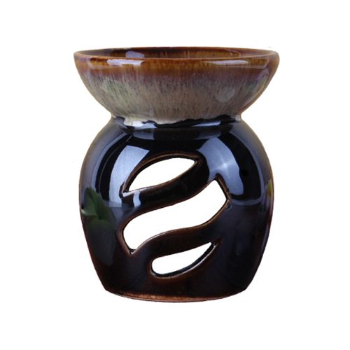 15573 Аромалампа "Круг" 9.5 см черный Giftman 