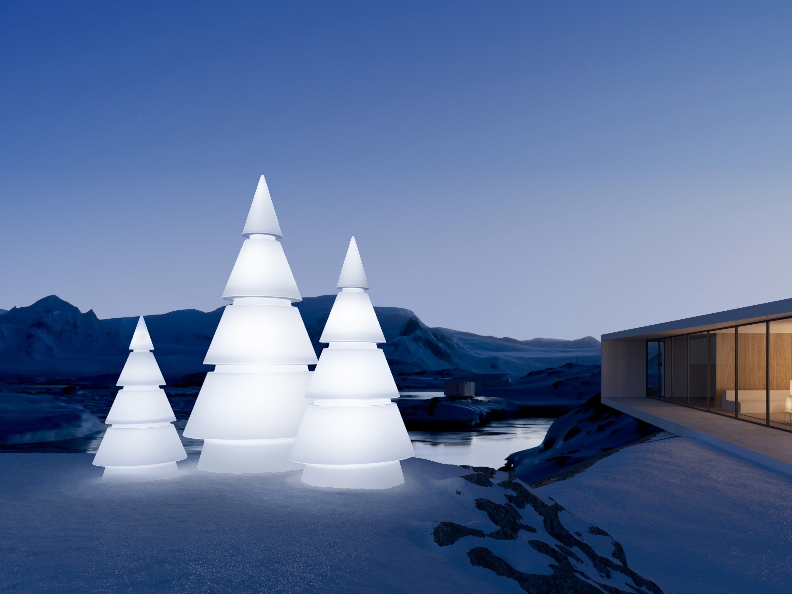 Напольный напольный светильник Сид полиэтилена Vondom Лес ARCH-00046048 - Вид №2