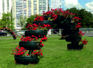 AT801-A.VO АТОЛ 8, арка цветочная для вертикального озеленения с термо-получашами LAB.Space