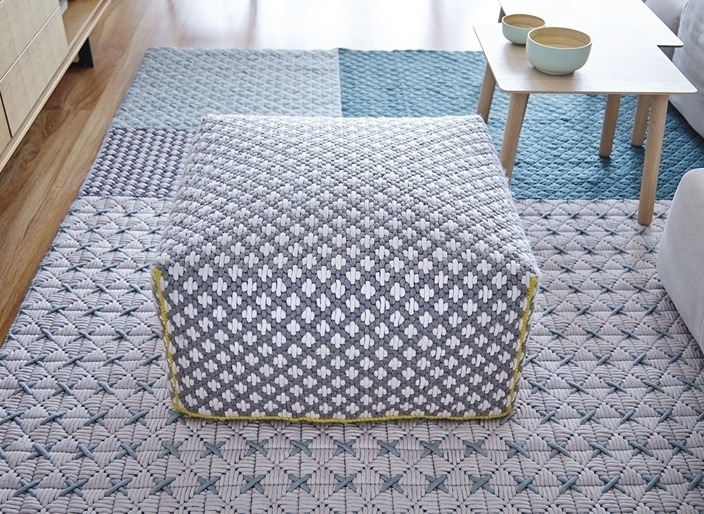 100339 Пуф большой Light grey GAN Silai Silaï