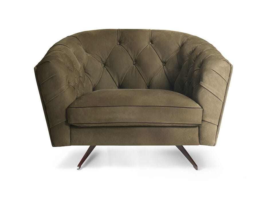 Кожаное кресло с подлокотниками Borzalino New Kap ARCH-00137869