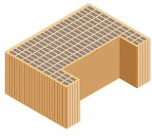 T2D Опалубка из антисейсмического несущего кирпича Muratura armata 2.0® 446