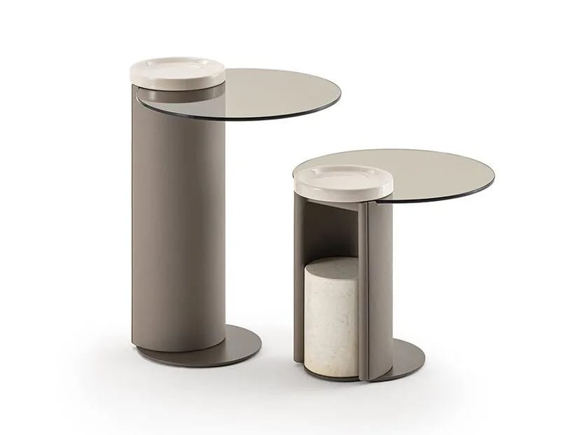 Круглый стеклянный журнальный столик Turri Nook ARCH-00022435