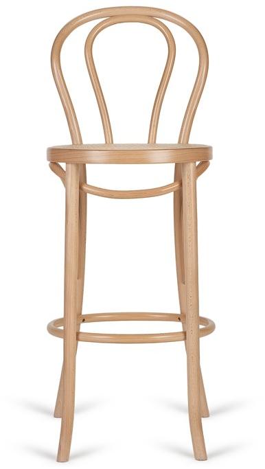 Paged Высокий табурет из бука со спинкой 1840 sun-id-1416595 - Вид №2