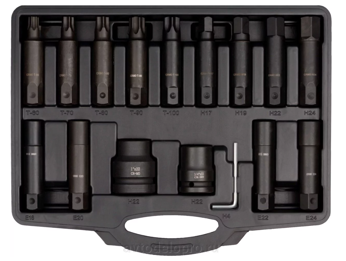 Набор торцевых головок АвтоDело 39916 9117724 STDN-0026094 - Вид №1