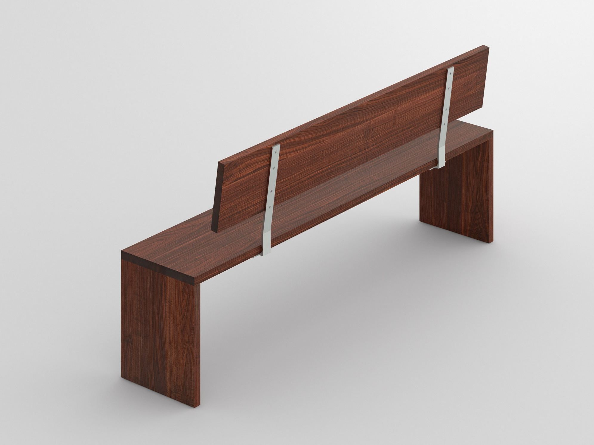 Скамья из массива дерева со спинкой Vitamin Design Mena ARCH-00047627 - Вид №2