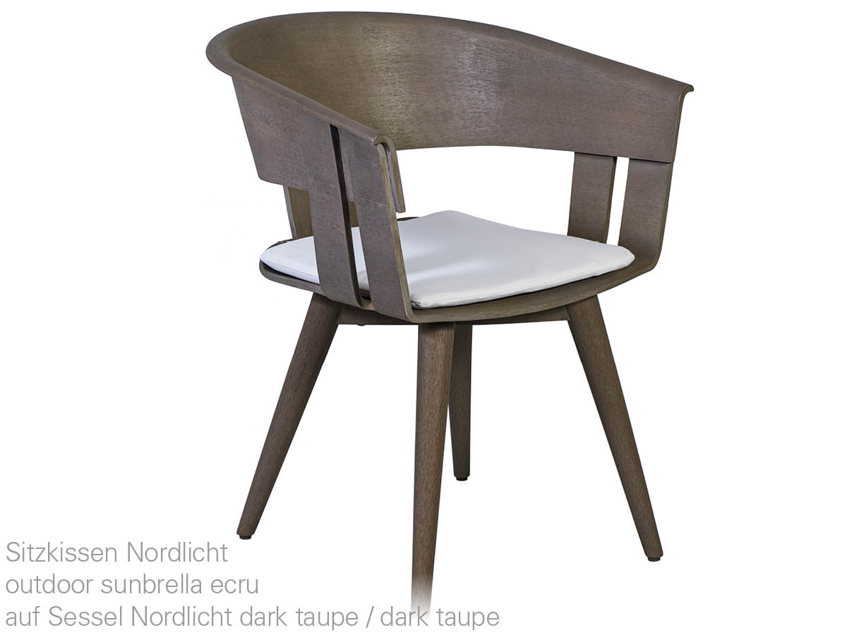 10.00.1540 Подушка кресла Nordlicht Outdoor classic ecru Mbm  - Вид №5