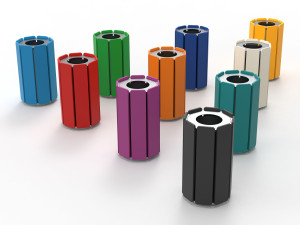 Наружные полиэтиленовые стойки для мусора