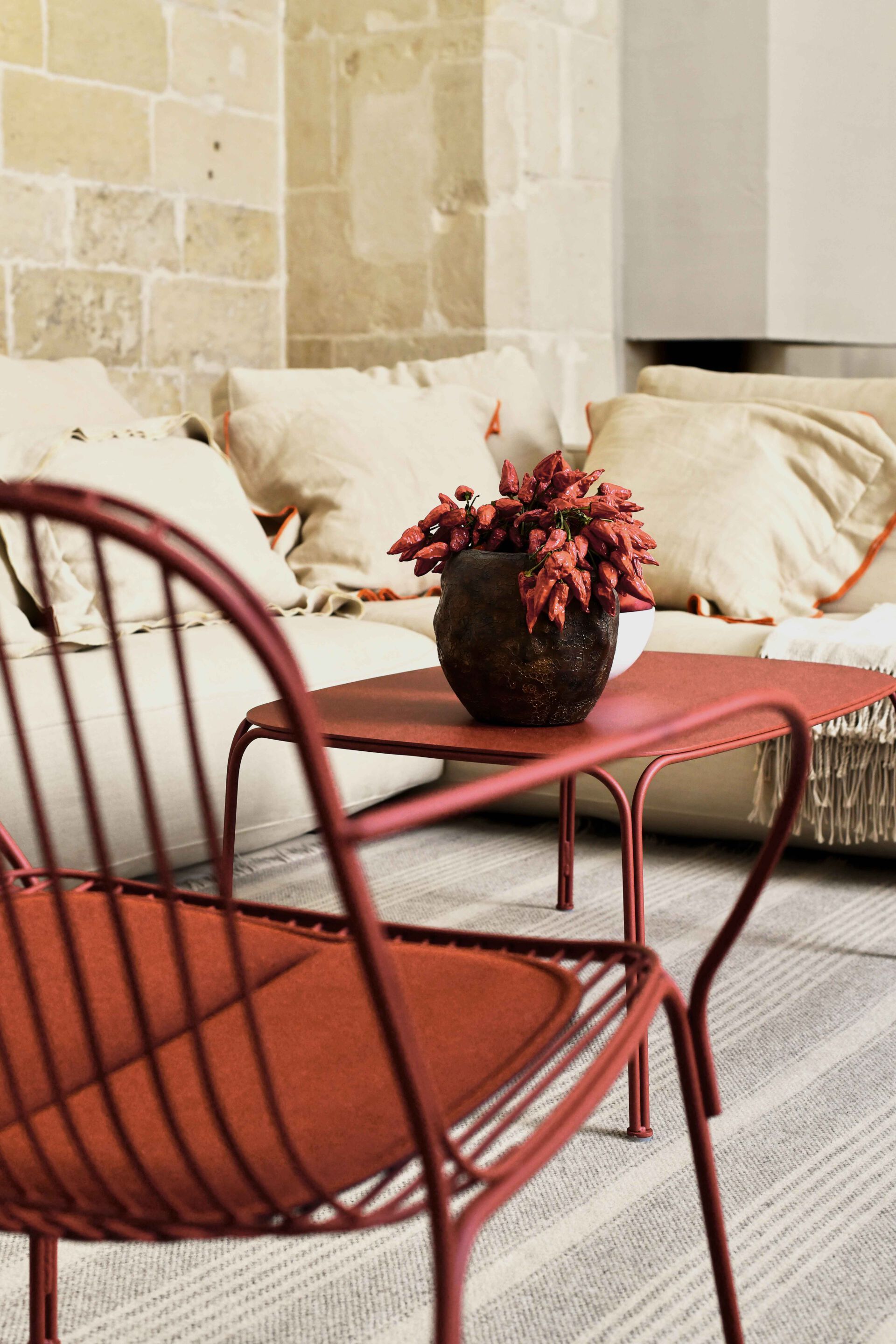 Прямоугольный садовый столик из оцинкованной стали Kartell Hiray ARCH-00094326 - Вид №7