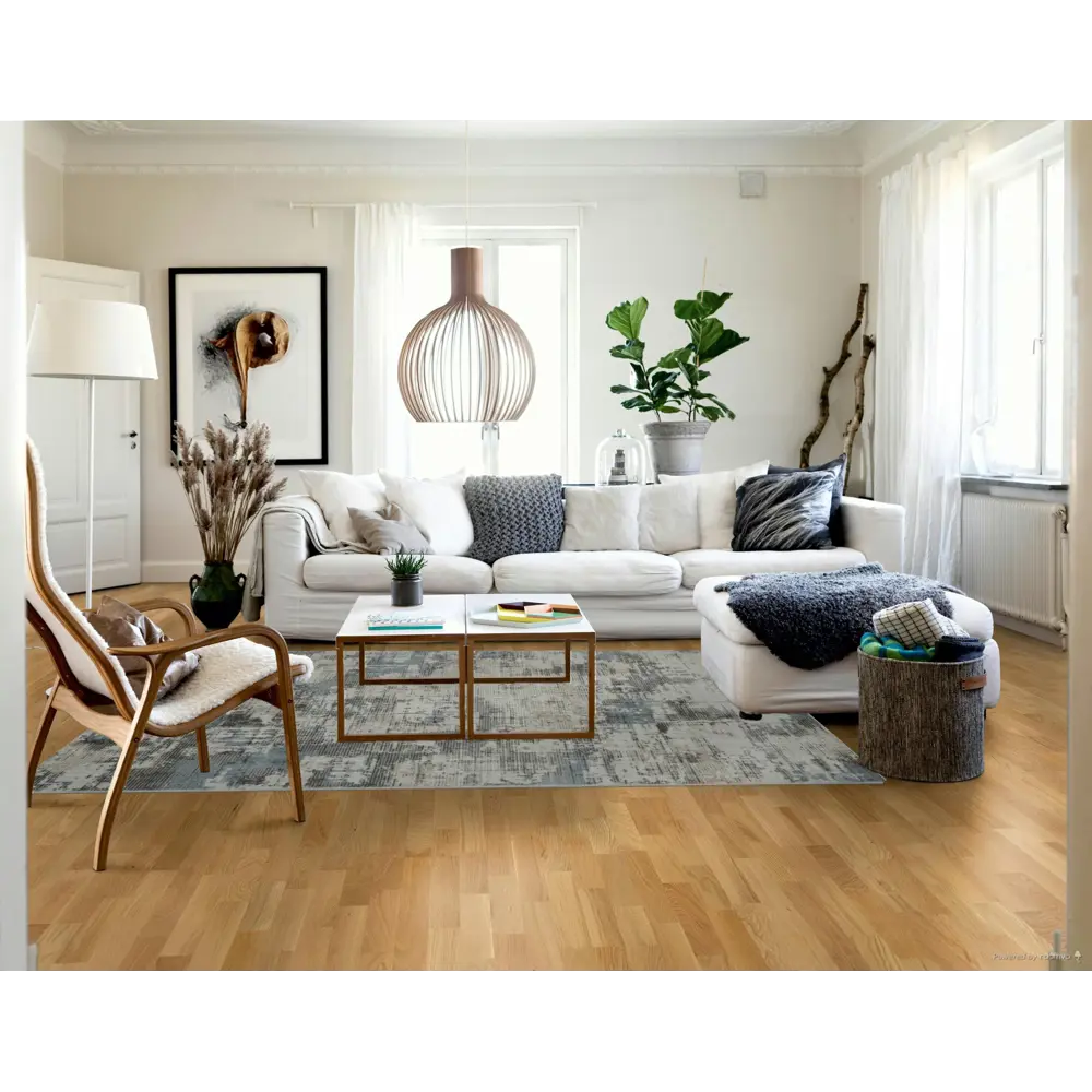 Ковер Merinos Nensi 200x290 см полипропилен L061 цвет бежево-синий 89448330 STLM-2196926  - Вид №6