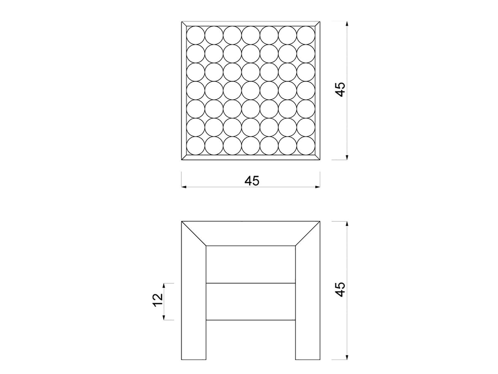 Тумбочка из массива дерева с ящиками mg12 София ARCH-00109489 - Вид №3
