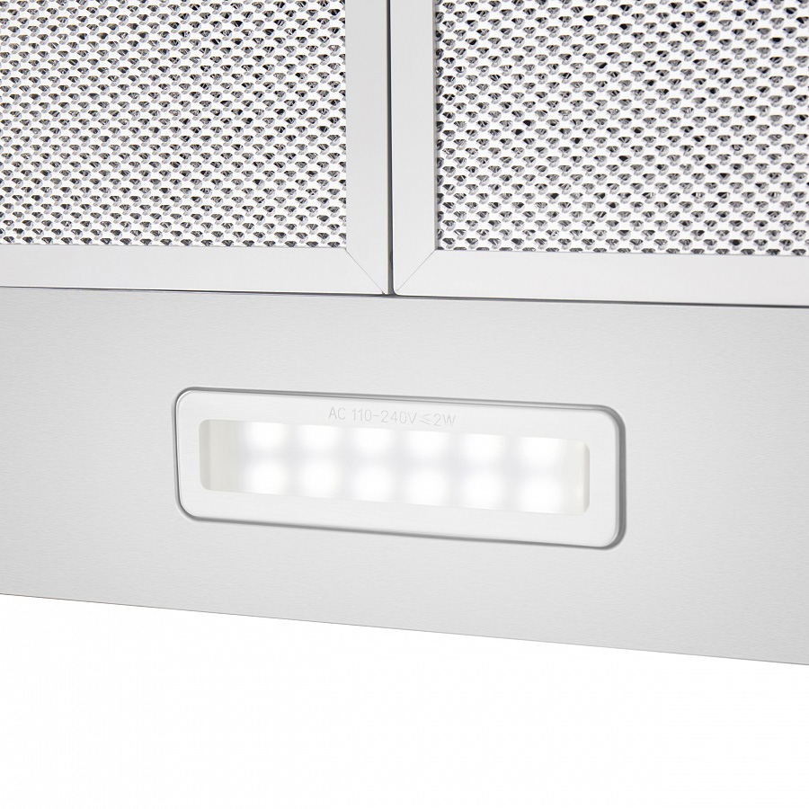 CORK 60 Inox Вытяжка cork 60 "нержавейка"/ тип:купольная, кнопочное управление, 620м3, площадь кухни до 20м2, 3 скорости, светодиодное освещение, в опции: угольный фильтр cf103t, нержавеющая сталь Maunfeld Santreyd  - Вид №10