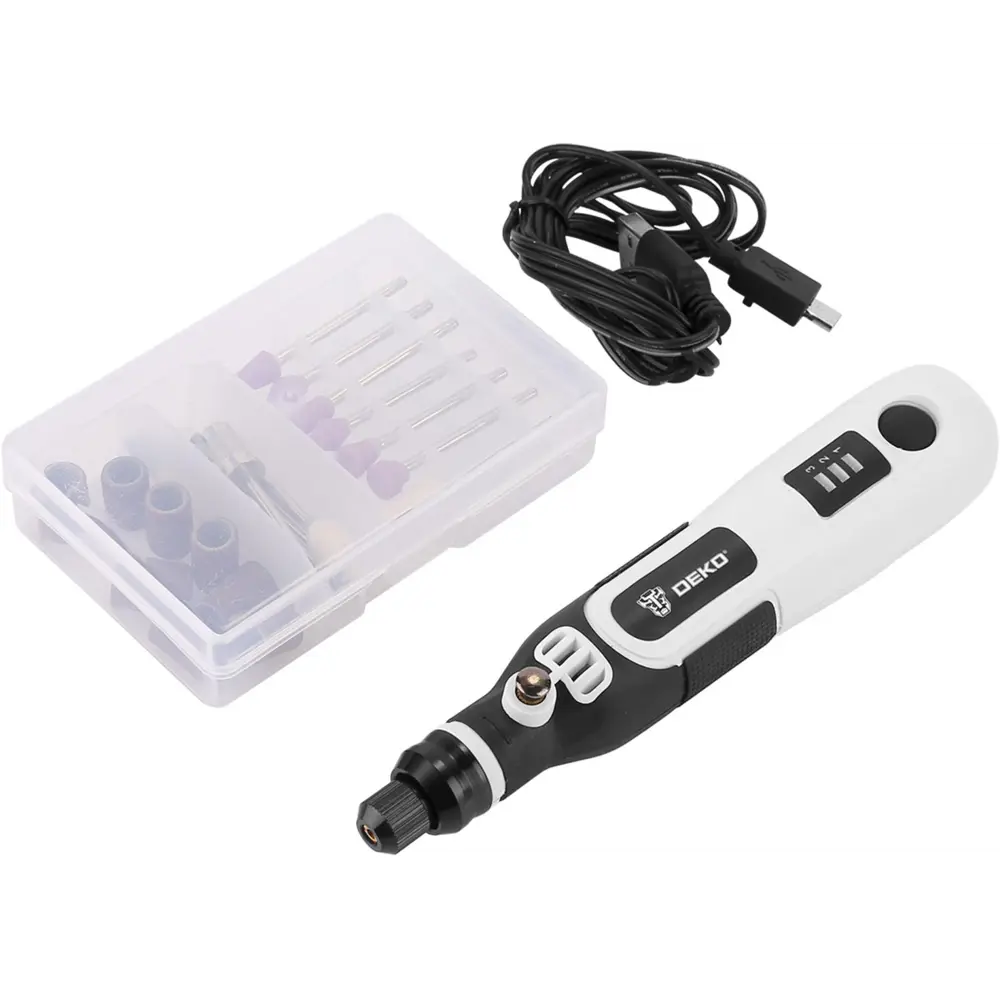 Аккумуляторный гравер DEKO DKRT3.6Li с эргономичной ручкой 88663660 STLM-1326029 - Вид №2