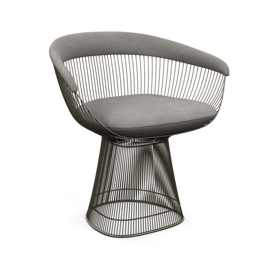 Стальной стул с подлокотниками Knoll Platner ARCH-00027381 - Вид №17