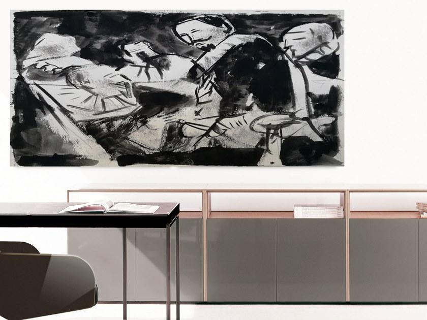 José Martínez Medina Низкий модульный блок для хранения офисных помещений из дерева с распашными дверцами sun-id-1478085 - Вид №1