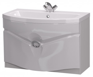 У40416 Тумба с раковиной Cloud 80, 1я, White 1 Marka Cloud