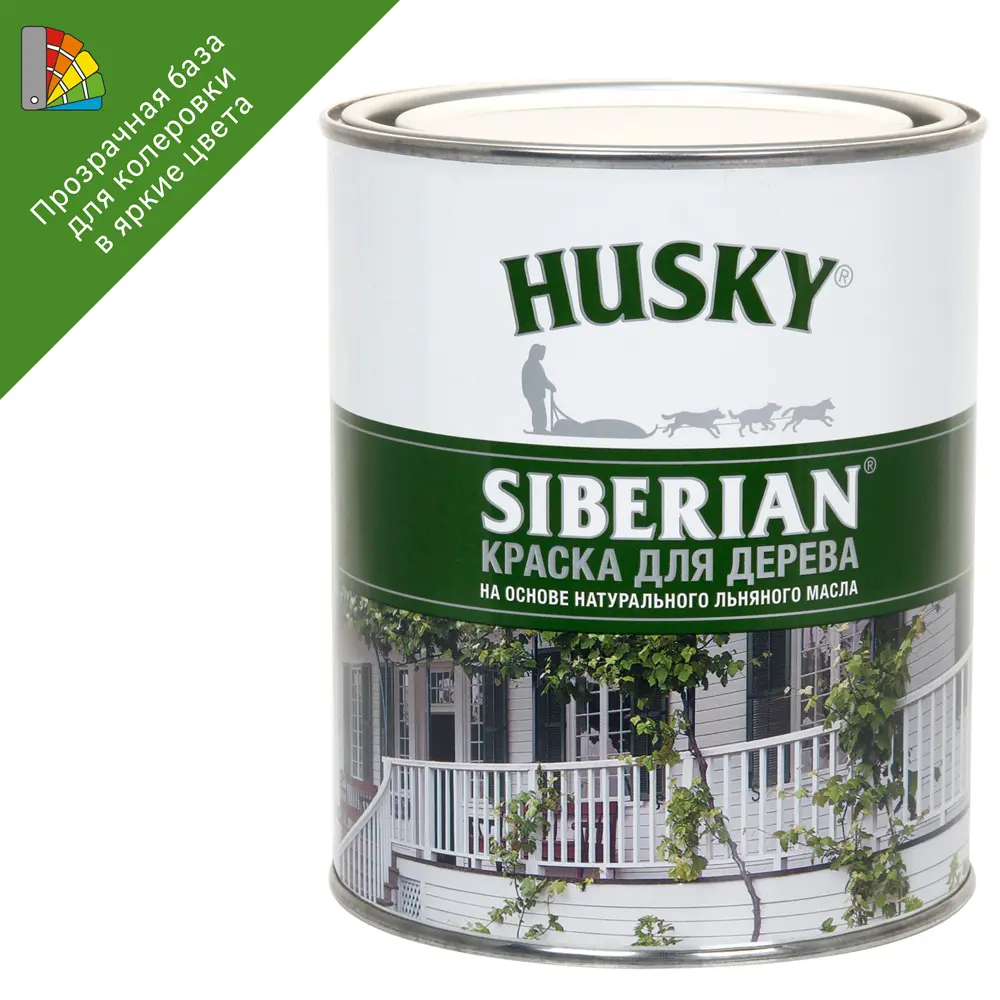 Краска Husky Siberian для дерева с защитой от влаги и биопоражений 85578778 STLM-0064177