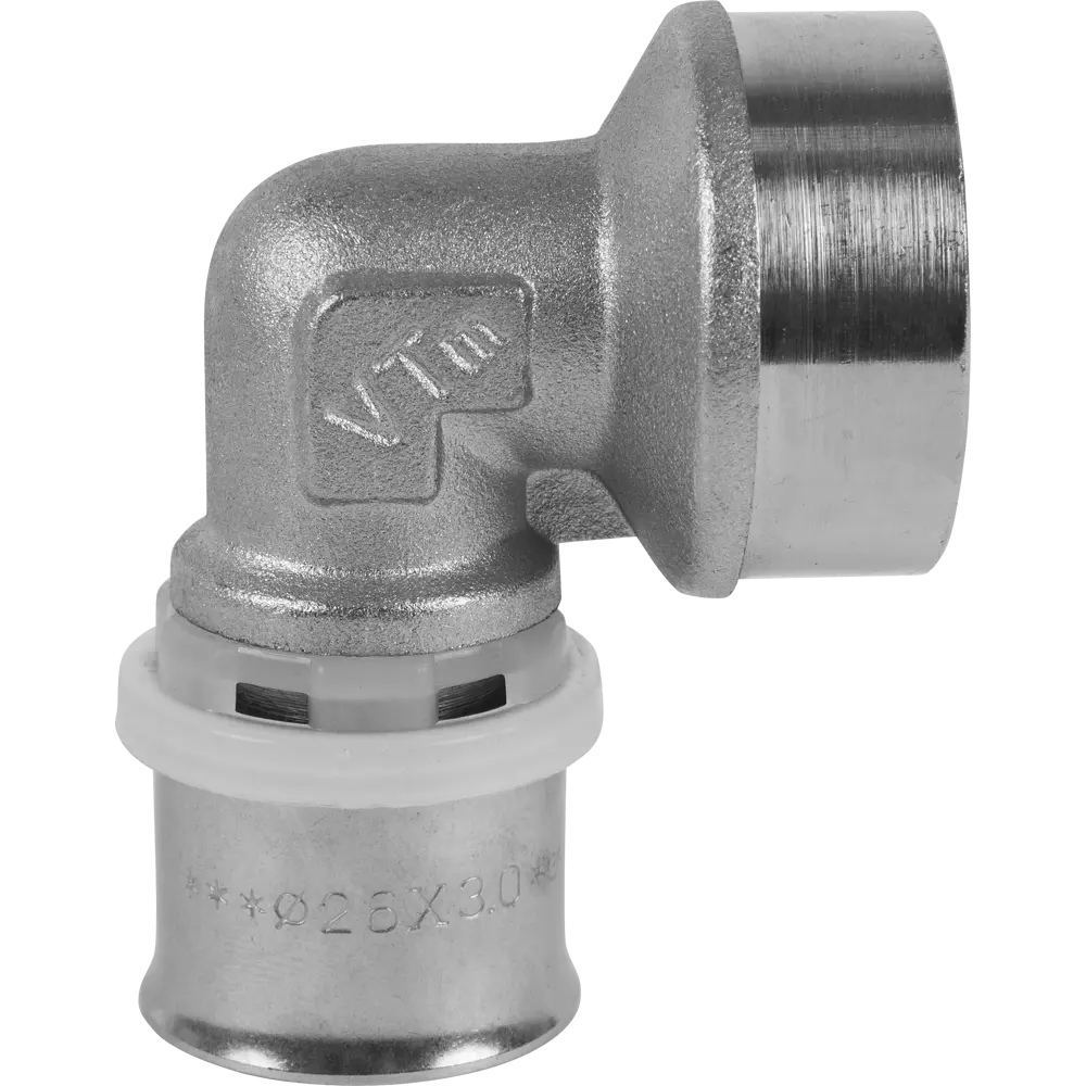 Угол комбинированный 90° Valtec 1"x26 мм ВР никелированная латунь VTM.252.N.002606 15474655 STLM-2070007  - Вид №2
