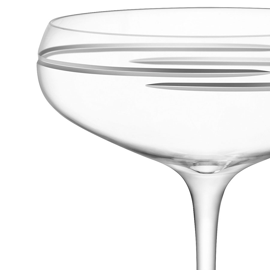 G730-11-408 Набор из 2 бокалов для шампанского signature verso 300 мл LSA International  - Вид №6