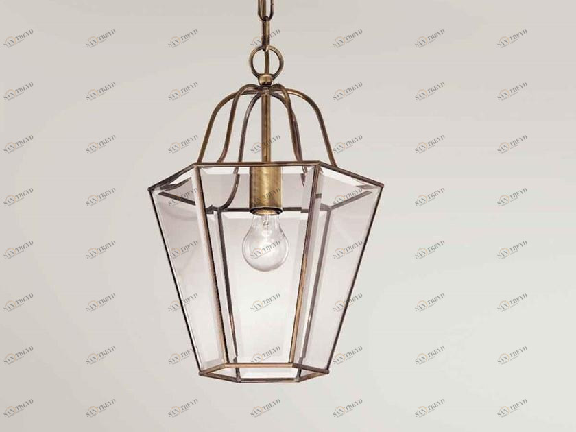 Il Fanale Подвесной светильник из латуни и стекла Rilegato 476.00.80/477.00.80