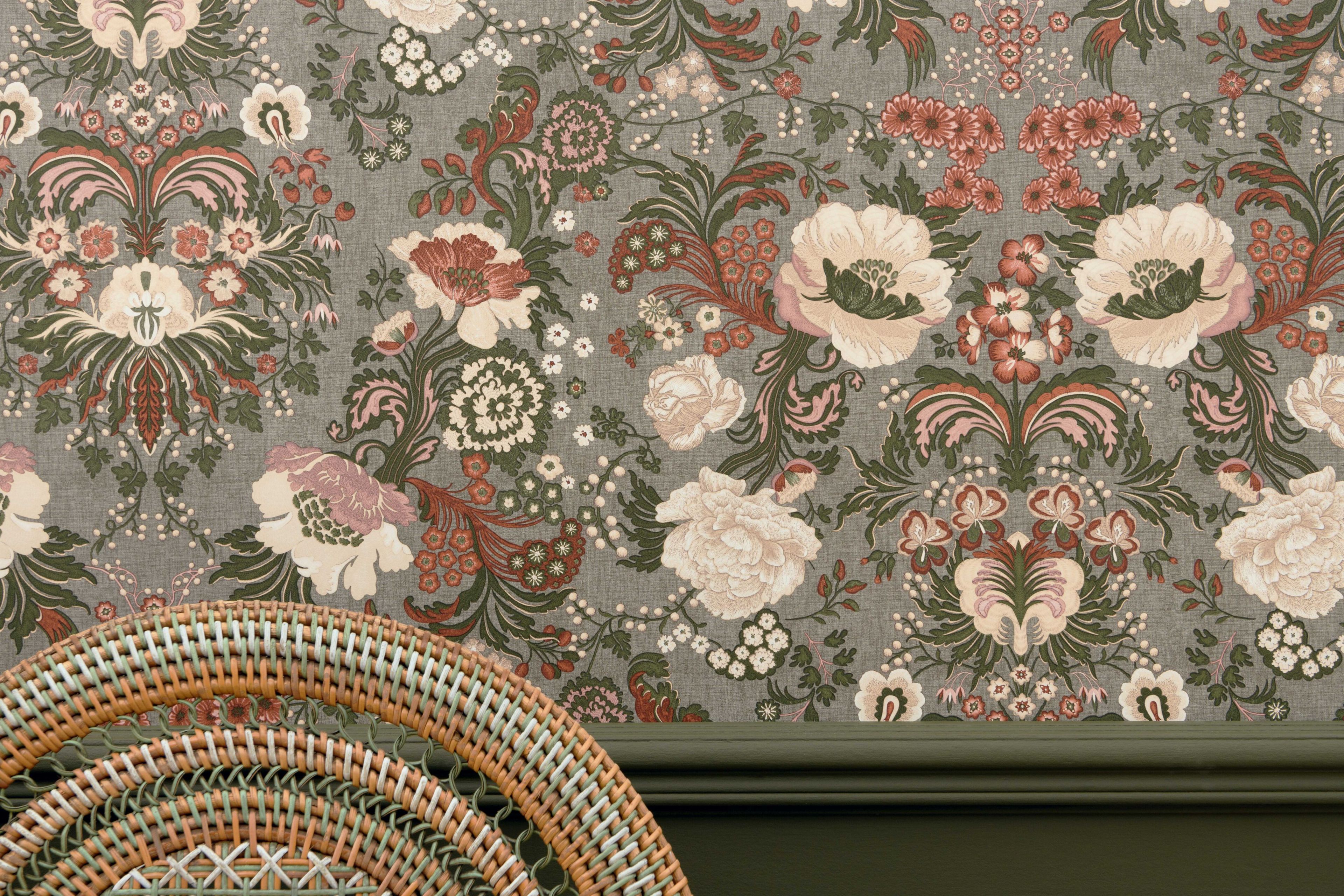 Цветочные узоры нетканые обои LELIEVRE Quenin-Belle Époque ARCH-00089402 - Вид №4