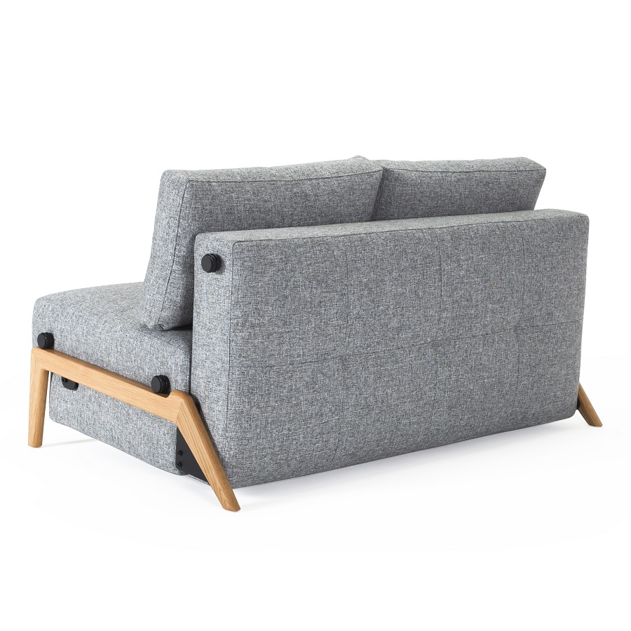 Диван Cubed 140 с подушками и деревянными ножками, гранит Innovation Living CUBEDS8 - Вид №8