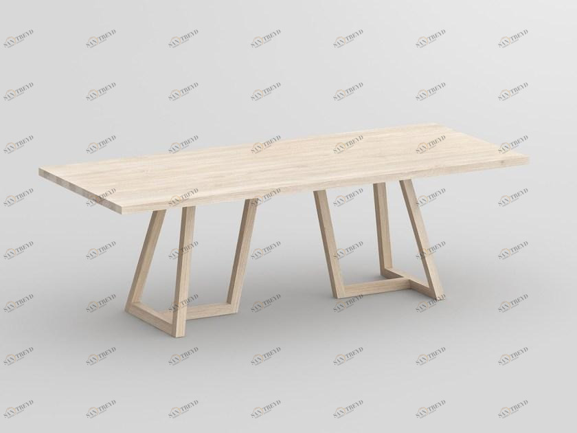 Vitamin Design Прямоугольный стол из массива дерева Margo sun-id-1353121