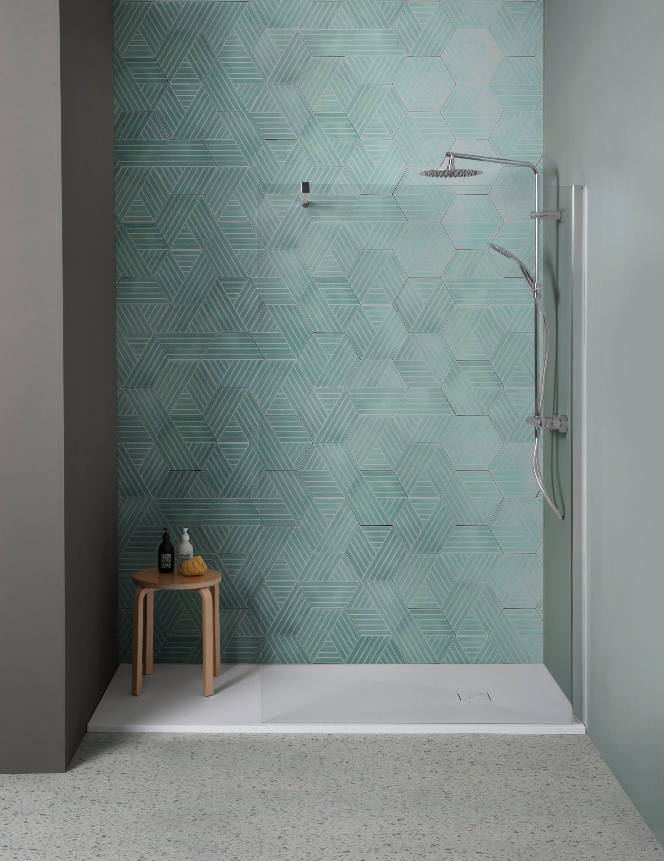 Нескользящий прямоугольный поддон для душа Kinedo PIETRAVIVA ARCH-00094603 - Вид №1