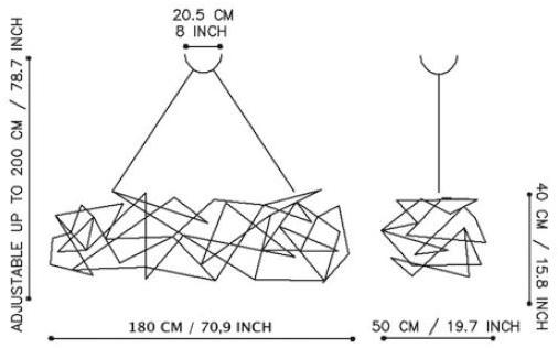 Quasar Подвесной светильник светодиодный никель Universe sun-id-1453539 - Вид №5