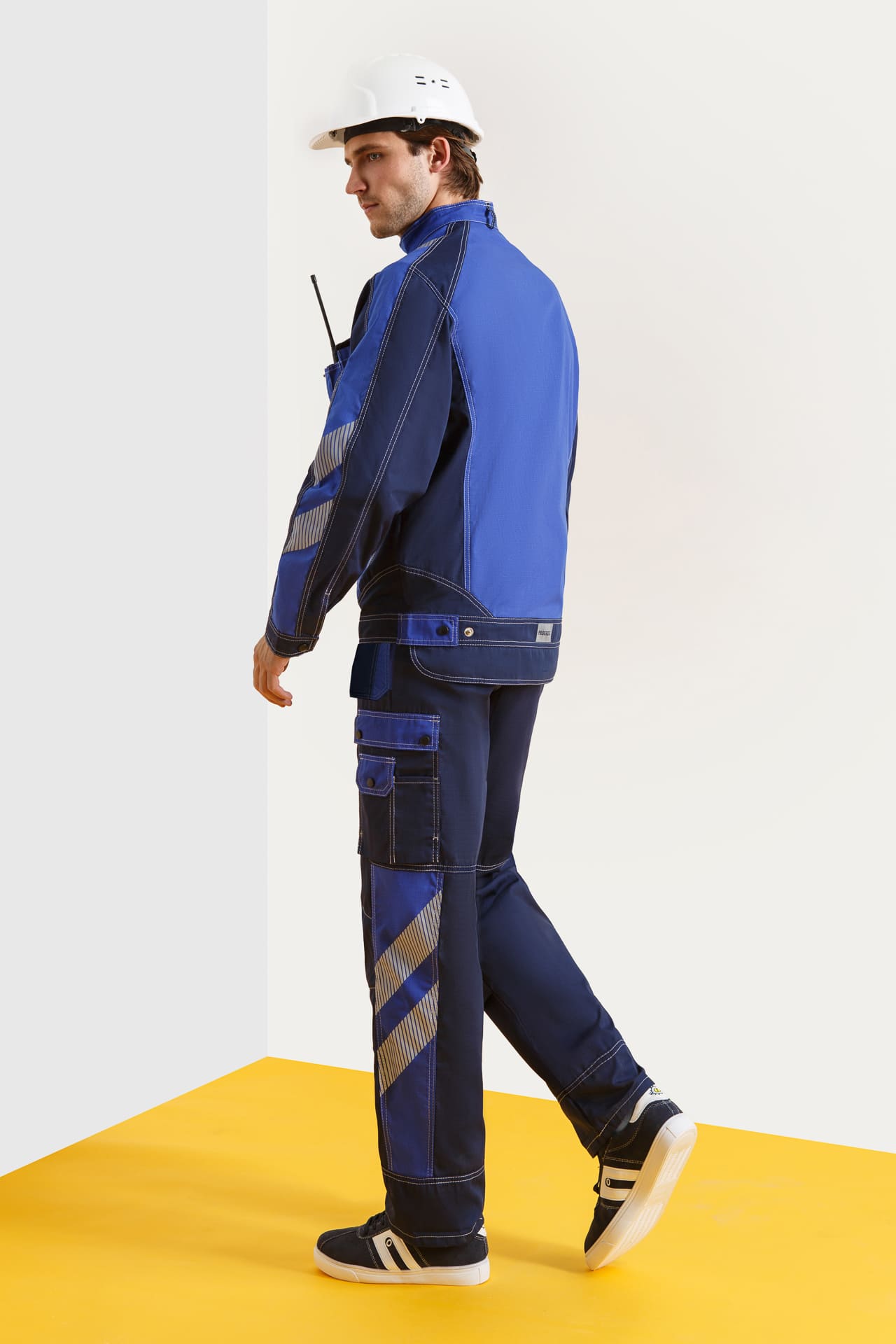 68808 Костюм "Прогресс" темно-синий с васильком  Летняя спецодежда  размер 52-54/170-176  - Вид №8