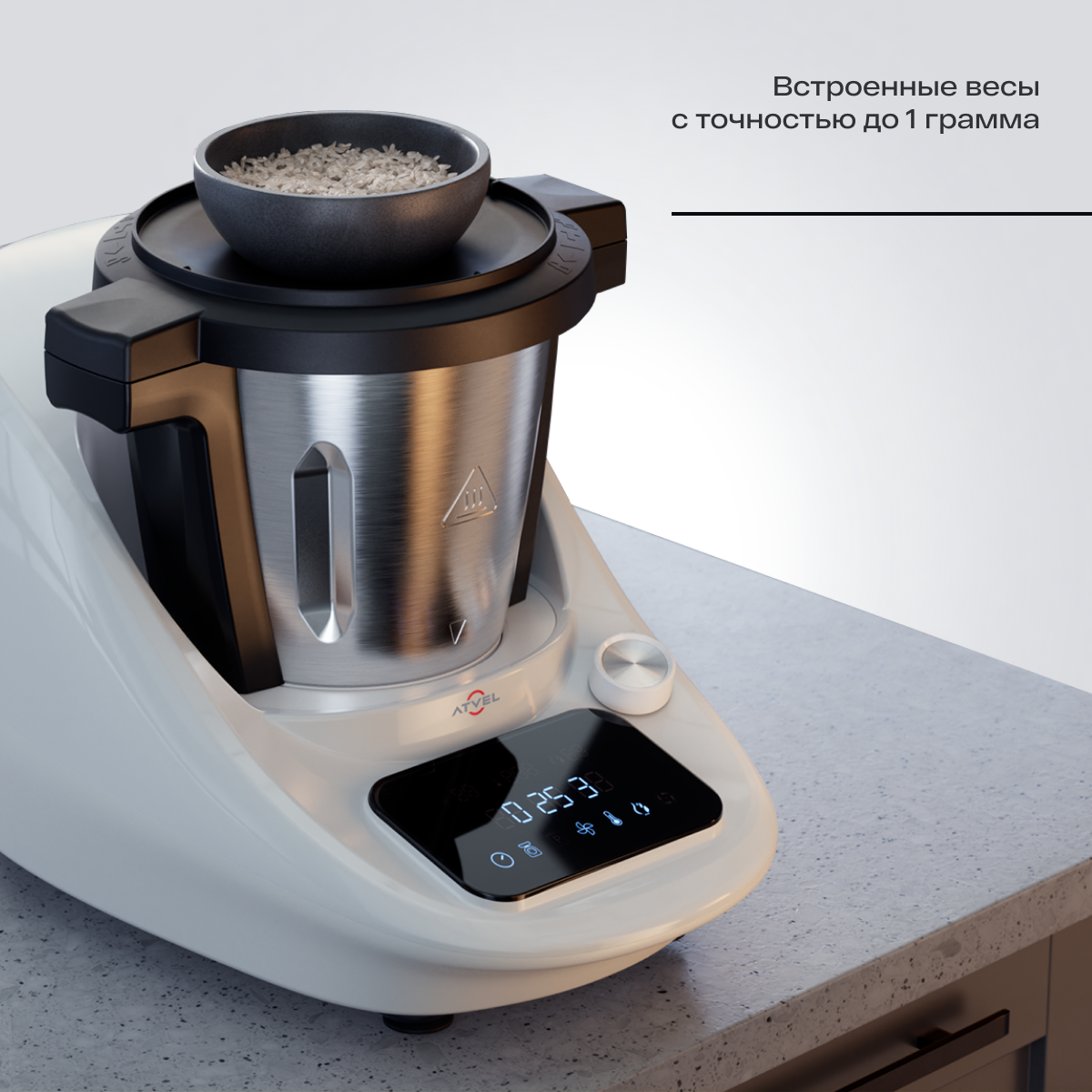 9252902 Кухонный комбайн Kitchenbot M1 43204 белый ATVEL STDN-0086723 - Вид №20