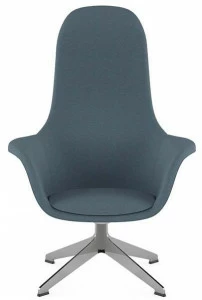 Ersa Вращающееся кресло из ткани с 4 спицами и высокой спинкой Polar