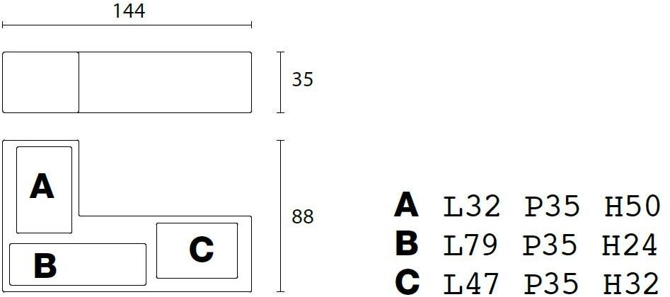Casamania & Horm Модульный книжный шкаф из полиэтилена sun-id-1448756 - Вид №11