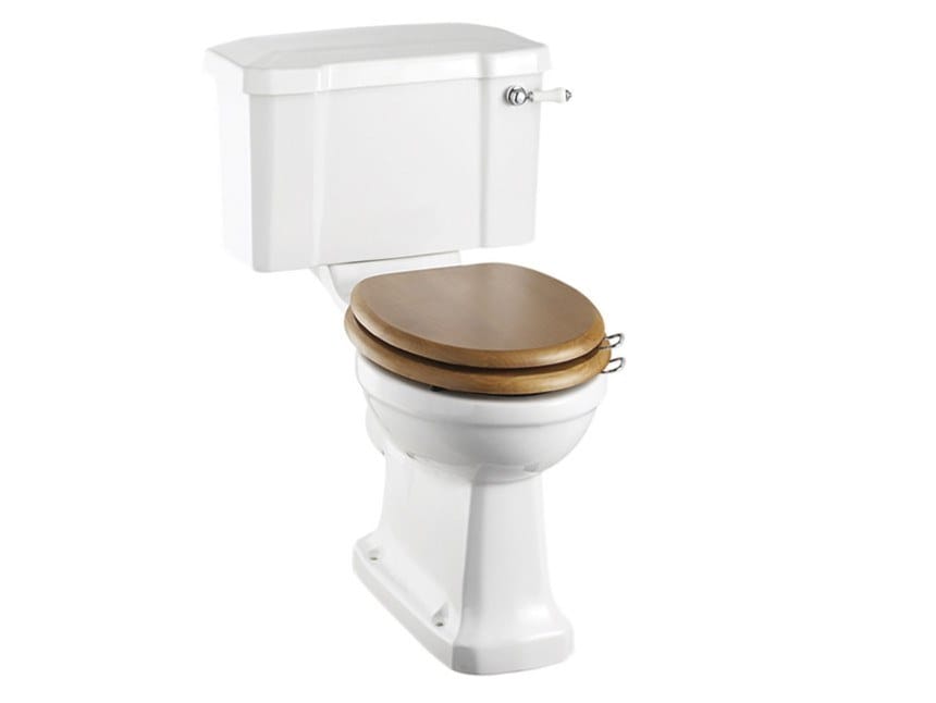 Цельный туалет в оконном стекле с напольной внешней кассетой Burlington Wc monoblocco ARCH-00080196