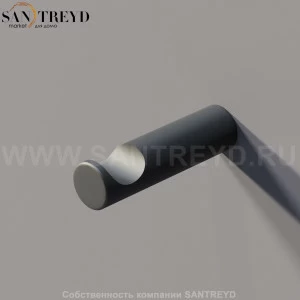 Agape DOT LINE Держатель настенный черная ADTL0470.N