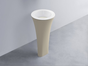 AMLA45-BL+AMPILT-TL+AMCOLT-LN Раковина Amedeo Tondo отдельностоящая cielo Enjoy + Amedeo